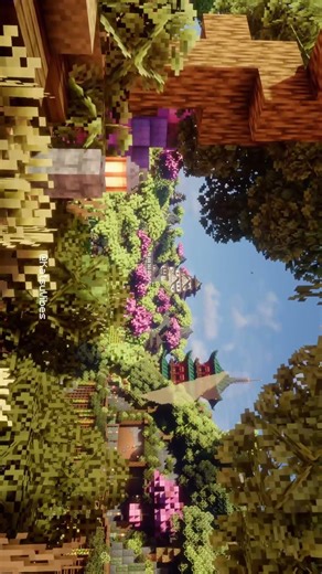 you can stay here a while... 🌸 #minecraft #shaders #cozy