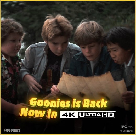 “Goonies Never Say Die!” Join The Goonies on the quest for One-Eyed Willy’s rich stuff like you’ve never seen it before. Own The Goonies on 4K Ultra HD and Digital! | Warner Bros. Entertainment