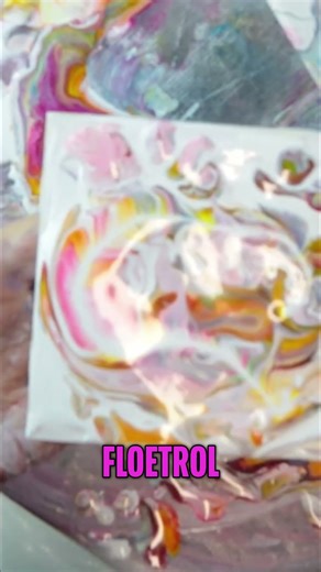 Floetrol 'Poof' Magic: Watch Paint EXPLODE & Become Art! #shorts