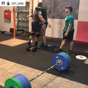 This is what a 402lbs (182.3kg) Clean looks like... after 18.2 😳 | Industrial Athletic