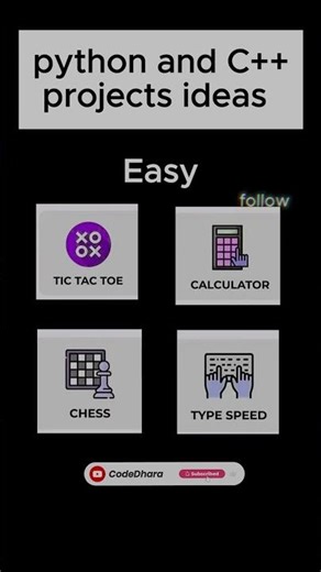 python and c++, cpp projects idea to practice and get logic properly #shorts #youtubeshorts #viral