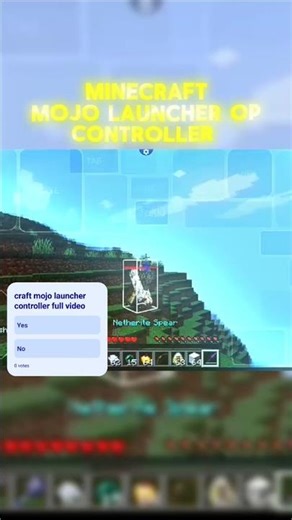 Minecraft Mobile OP Controller Power 😈🎮 | Mojo Launcher #minecraftshorts #minecraft #gaming