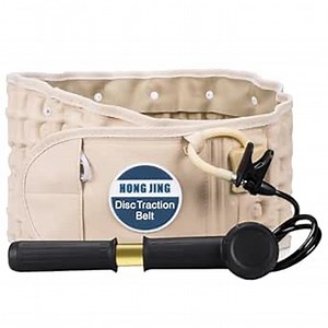 HONGJING Decompression Back Belt Lumbar Support Inflatable for Back Pain Relief Lower Back Traction Device - Reset Lumbar Spine, One Size fits 29-49 Waist