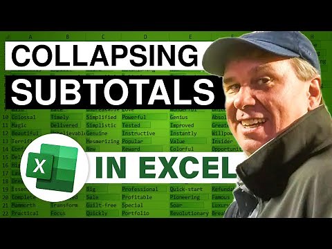 Excel How To See Only the Subtotal Rows In Excel #shorts #exceltipsandtricks - Episode 2562b