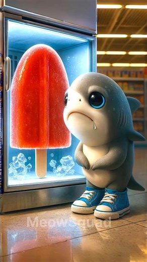 Buys Giant Popsicle. Looks What he does next 😱