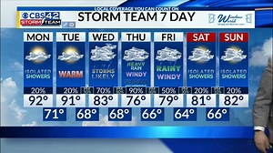 Central Alabama should expect some stormy weather toward the end of the week.⛈ Alex Puckett and the CBS 42 Storm Team have your 7-Day Forecast. Watch the CBS 42 News for daily weather coverage in Central Alabama. | CBS 42