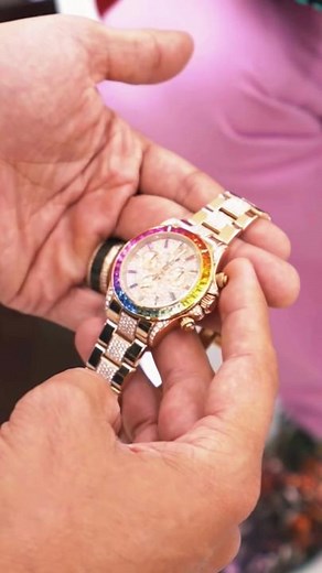 How much do you think this watch is worth today? In it to win it! #producermichael #watches #luxury