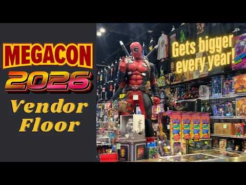 MegaCon Orlando 2026 Vendor Floor Walk Thru #megacon2026 #pov #vendor #megacon