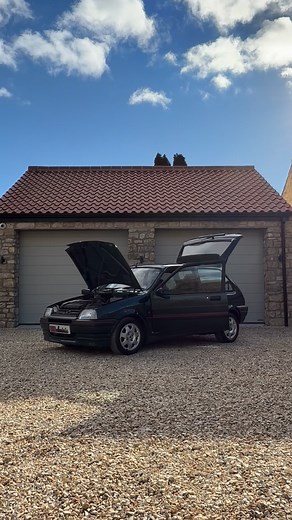 ENDS 8pm, £0.99p for Mo or £6k tax FREE cash 💷 Our Rover Metro GTi 16v 😈 103 BHP & 89 IBft 1396cc K-Series twin cam engine! Ad he left the factory 🏭 painted in stunning British Racing Green with the all important GTi body kit. 13 x 5” alloy wheels that are wrapped in sticky Dunlop rubber. A half leather Silverstone grey interior with Lux pack, this includes central locking, electric windows & opening rear windows, this interior is unmarked and presents perfectly. He has a sunroof also. Having