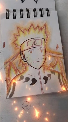 Drawing Naruto sage mode || #animedrawing #naruto #anime #shorts