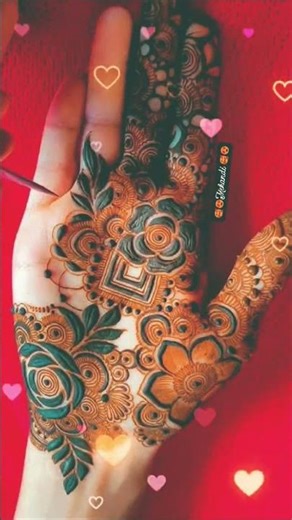 Latest Simple Mehndi Design 🌿 | Easy Royal Mehndi #youtubeshorts #mehndi
