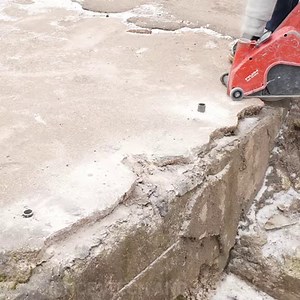 4.3M views · 2.2K reactions | Broken Concrete Stair Repair Thanks for watching! Please be aware that this video is for entertainment purposes only and techniques shown should not be attempted at home! | Science, Tech and Universe | Facebook