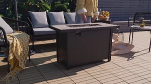 Watch Giantex Outdoor Fire Table on Amazon Live