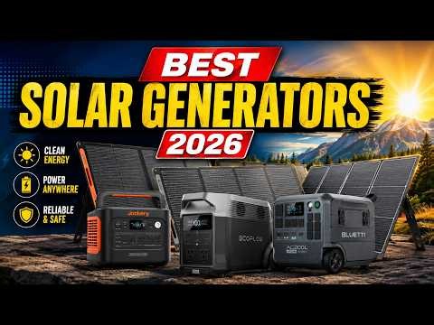 Best Solar Generators 2026 – Ultimate Buyer’s Guide!