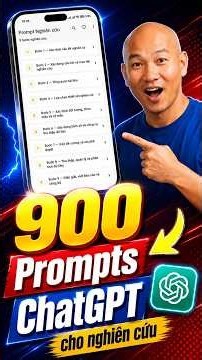 Bí kíp nghiên cứu với 900 prompts #shorts