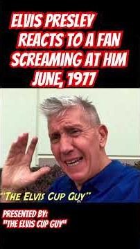 Elvis Presley REACTS to fan SCREAMING #elvis #elvispresley #theelviscupguy #shorts #trump #vinyl