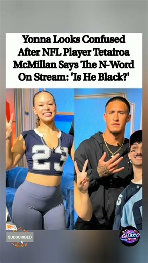 😳🎮 Awkward moment on stream as Tetairoa McMillan drops the N-word, leaving Yonna stunned