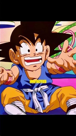 Goku tries not to cry from a shot #dragonball #dbs #dbgt
