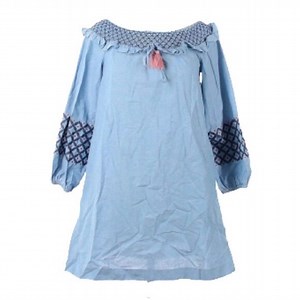 Rebecca Minkoff Goldie Peasant Dress – Off-Shoulder, Embroidered, Medium