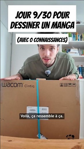 Je teste une nouvelle tablette graphique ! (J9 sur 30 pour dessiner un manga)