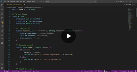 #java #oop #inheritance #programming #internship #learning | Shreyash Lagad