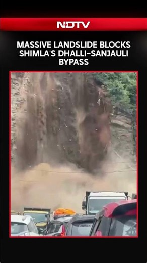Shimla Landslide: Dhalli–Sanjauli Bypass Shut After Huge Mudslide