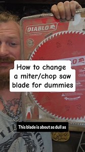 13K views · 23 reactions | How to change your miter/chop saw blade. Remember the "how to for dummies" books? #howto #diy #woodworking #tools #saw #dewalt #diablo | Shocks Functional Art | Facebook