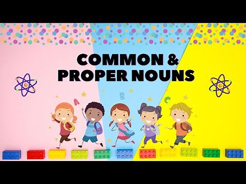 Common and Proper Nouns for Grade 2| Common Nouns vs Proper Nouns| Nouns for Kids