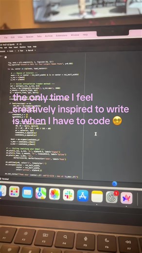 Something about having an assignment due in two hours gets the creative juices flowing #womaninstem #writertok