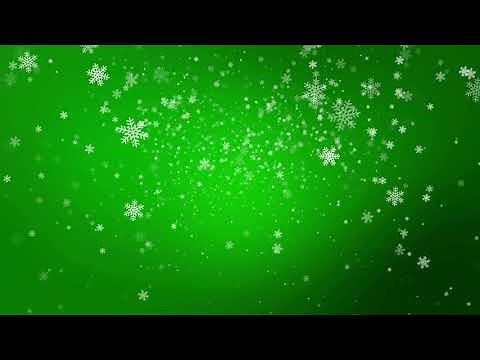 Snowflake Green Screen Effect | Snow Animation Background