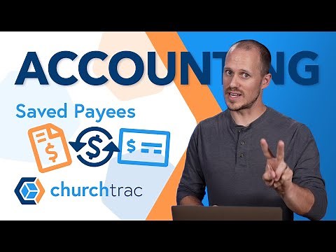 Accounting: Saved Payees (Transactions)