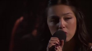 GRAMMY-winner Olivia Rodrigo, who is nominated for six more awards at the 2024 GRAMMYs, performs “Can’t Catch Me Now” from the new film, “The Hunger Games: The Ballad of Songbirds and Snakes.” | The Late Show with Stephen Colbert