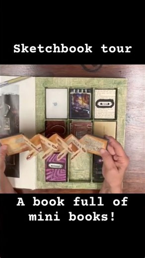 #sketchbooktour #artjournal #alteredbooks #minibook