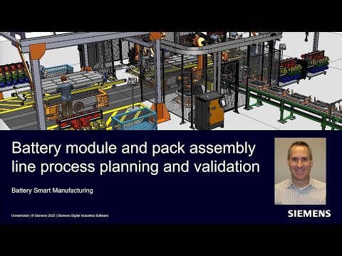 Battery Module and Pack Assembly Smart Manufacturing Webinar