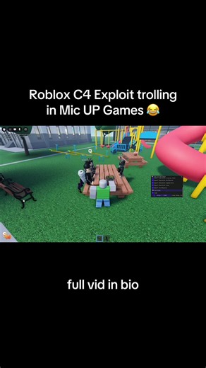 Roblox C4 Exploit Trolling in Mic UP Games