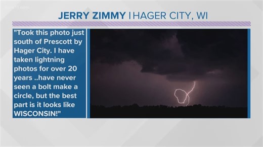 What makes lightning form a loop?