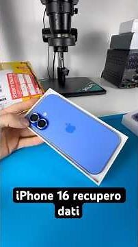 📲 recupero dati di un iPhone 16 #smartphone #apple #perte #neiperte #tech #repair #technology