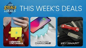 Local Steals and Deals: Smart technology with Rush Charge Trident, ChargeHub, and KeySmart Pro