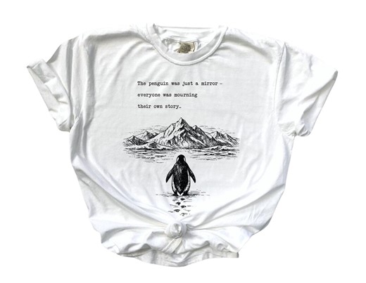 Nihilist Penguin T-shirt - but Why Penguin Tee - Sad Penguin Mountains - Funny Meme Shirt - Documentary Penguin - Hiking Tee for Adventurer - Etsy