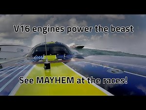 Massive V16 engines encounter mayhem in Key West