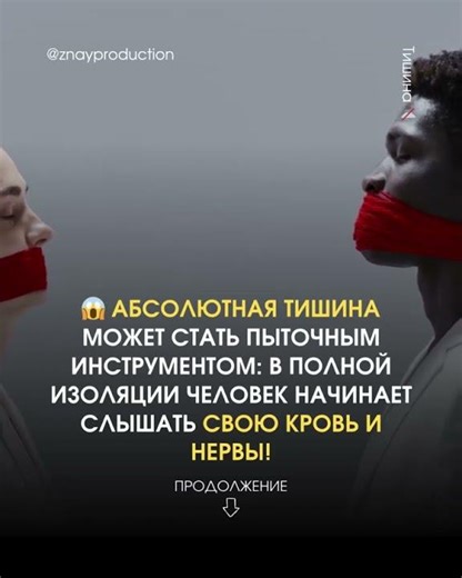 Шокирующие факты о тишине #интересно #факты #психология #тишина