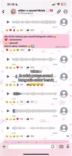 Sound untuk Bangunin Sahur dengan Stiker Keren