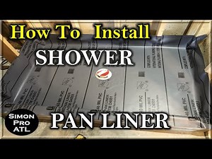 How To Install Oatey PVC Shower Pan Liner