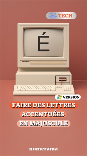 Numerama | On vous explique comme faire une lettre accentuée majuscule sous Windows ! 🔎 __ #numerama #tuto #windows #info | Instagram