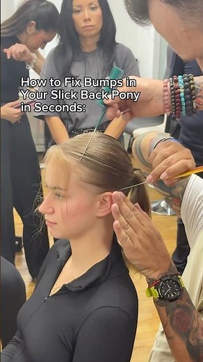 How to fix bumps in your slick back pony in seconds 👀