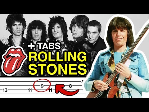 Top 5 ROLLING STONES Bass Lines (Tutorial with TABS)