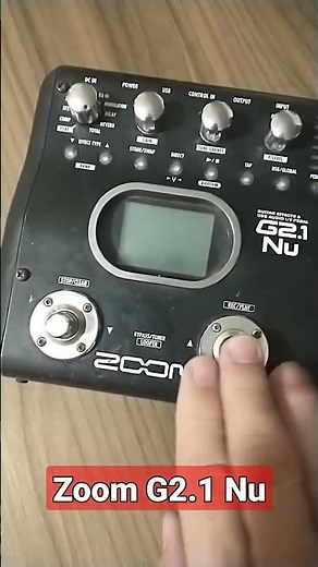 Zoom G2.1 Nu #guitar #guitarpedal #guitargear #pedalboard #zoom #pedaleira #multieffect #effects