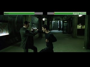 Neo vs Agent Smith...with healthbars
