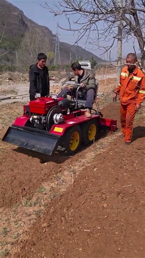 #Multifunctional 4WD Mini Tiller #Easy to Operate #A Good Helper for Farmers