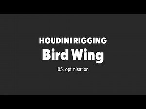 bird wing rig 05 optimisation